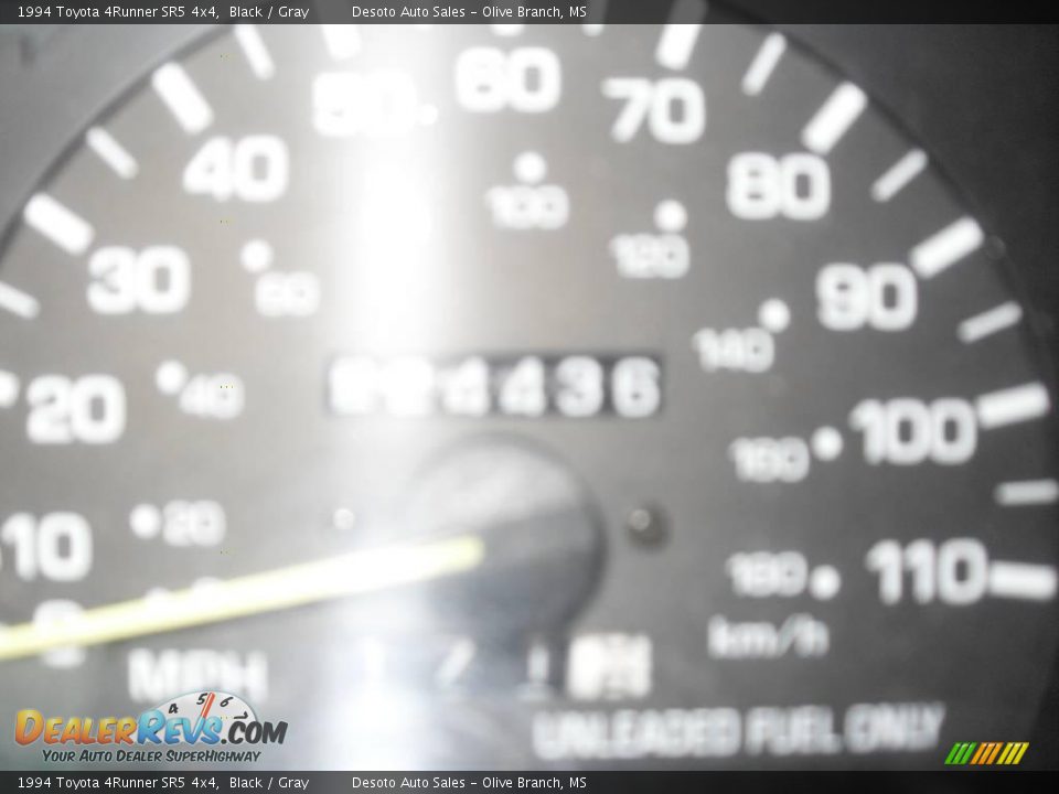 1994 Toyota 4Runner SR5 4x4 Black / Gray Photo #9