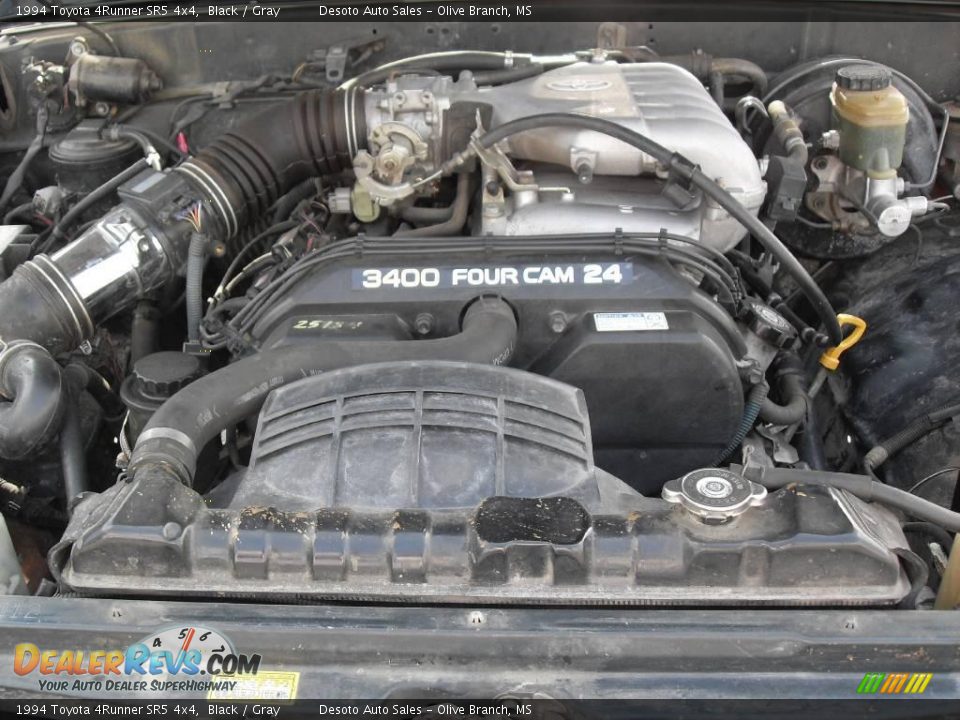 1994 Toyota 4Runner SR5 4x4 Black / Gray Photo #17