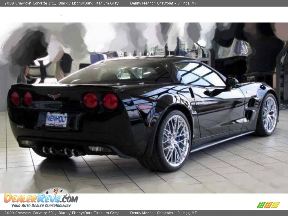 2009 Chevrolet Corvette ZR1 Black / Ebony/Dark Titanium Gray Photo #3