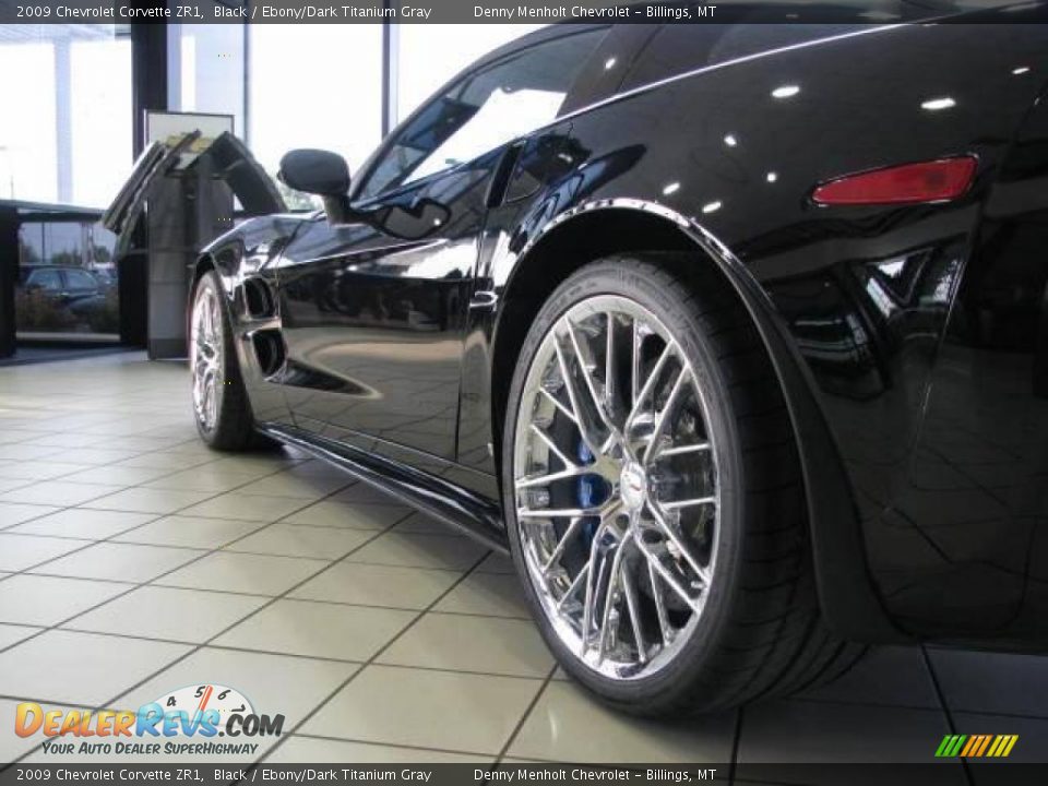 2009 Chevrolet Corvette ZR1 Black / Ebony/Dark Titanium Gray Photo #5