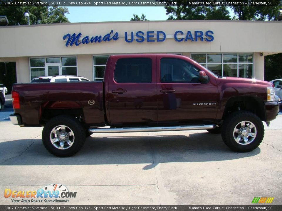 2007 Chevrolet Silverado 1500 LTZ Crew Cab 4x4 Sport Red Metallic / Light Cashmere/Ebony Black Photo #1