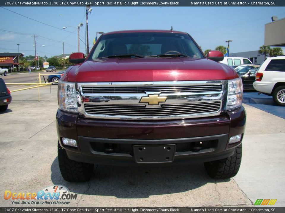 2007 Chevrolet Silverado 1500 LTZ Crew Cab 4x4 Sport Red Metallic / Light Cashmere/Ebony Black Photo #3
