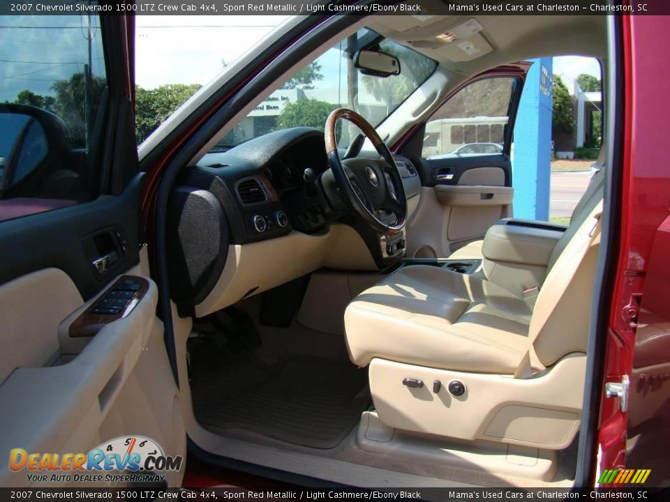 2007 Chevrolet Silverado 1500 LTZ Crew Cab 4x4 Sport Red Metallic / Light Cashmere/Ebony Black Photo #9