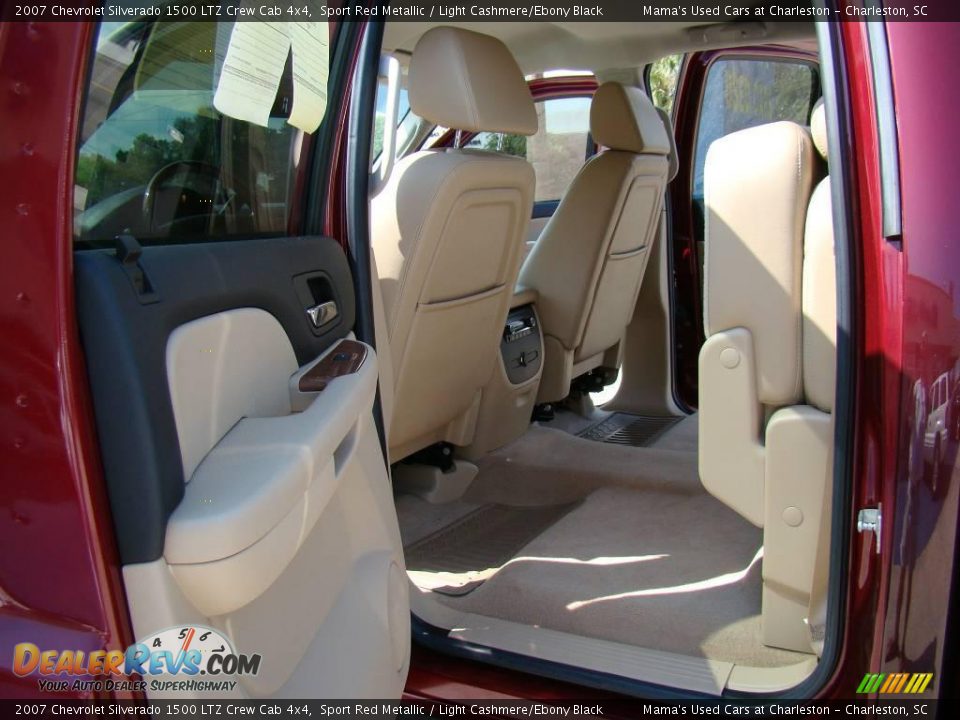 2007 Chevrolet Silverado 1500 LTZ Crew Cab 4x4 Sport Red Metallic / Light Cashmere/Ebony Black Photo #10