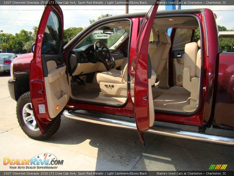 2007 Chevrolet Silverado 1500 LTZ Crew Cab 4x4 Sport Red Metallic / Light Cashmere/Ebony Black Photo #11
