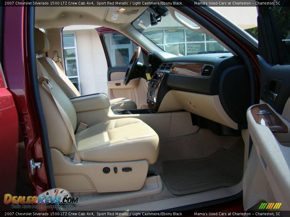 2007 Chevrolet Silverado 1500 LTZ Crew Cab 4x4 Sport Red Metallic / Light Cashmere/Ebony Black Photo #12