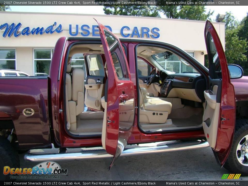 2007 Chevrolet Silverado 1500 LTZ Crew Cab 4x4 Sport Red Metallic / Light Cashmere/Ebony Black Photo #14