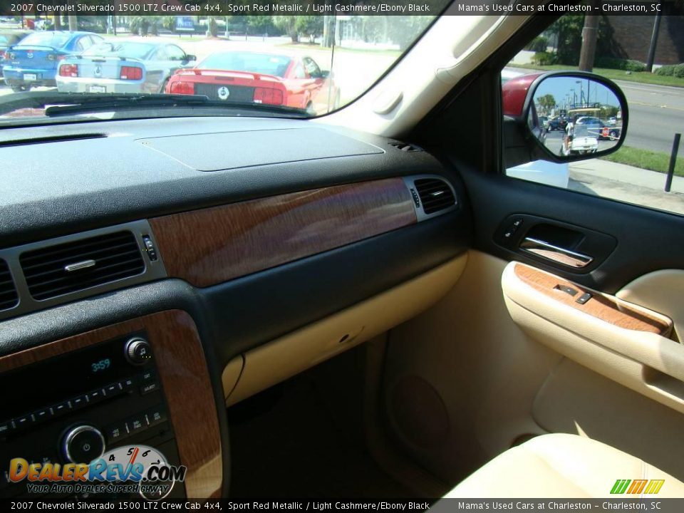 2007 Chevrolet Silverado 1500 LTZ Crew Cab 4x4 Sport Red Metallic / Light Cashmere/Ebony Black Photo #15