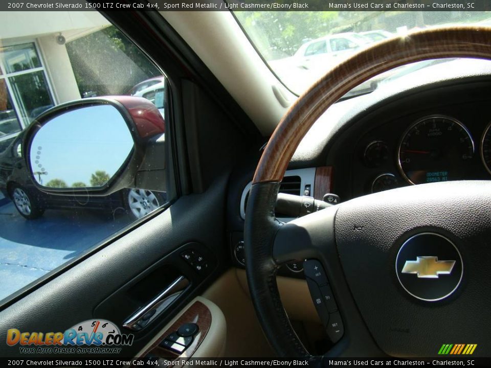 2007 Chevrolet Silverado 1500 LTZ Crew Cab 4x4 Sport Red Metallic / Light Cashmere/Ebony Black Photo #17