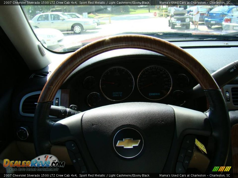 2007 Chevrolet Silverado 1500 LTZ Crew Cab 4x4 Sport Red Metallic / Light Cashmere/Ebony Black Photo #18