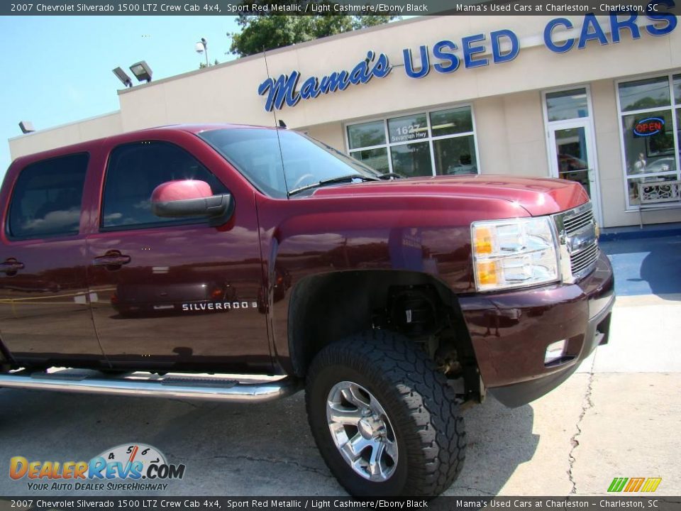 2007 Chevrolet Silverado 1500 LTZ Crew Cab 4x4 Sport Red Metallic / Light Cashmere/Ebony Black Photo #21