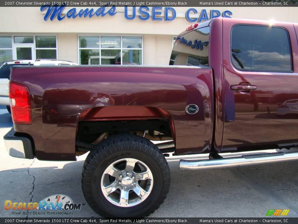 2007 Chevrolet Silverado 1500 LTZ Crew Cab 4x4 Sport Red Metallic / Light Cashmere/Ebony Black Photo #24