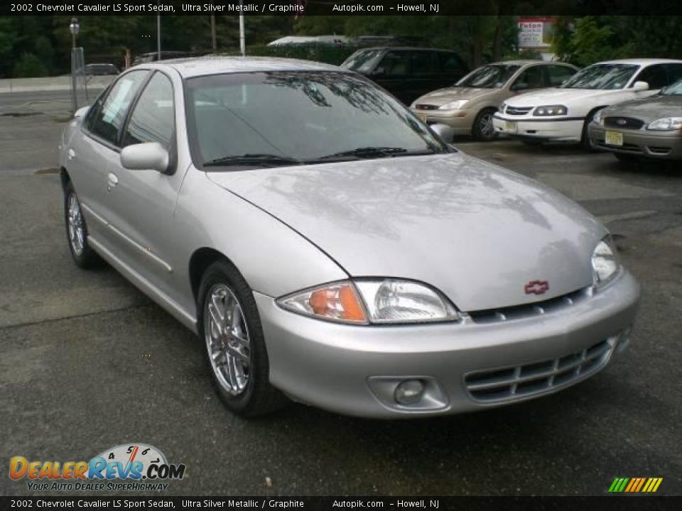 2002 Chevrolet Cavalier LS Sport Sedan Ultra Silver Metallic / Graphite Photo #2