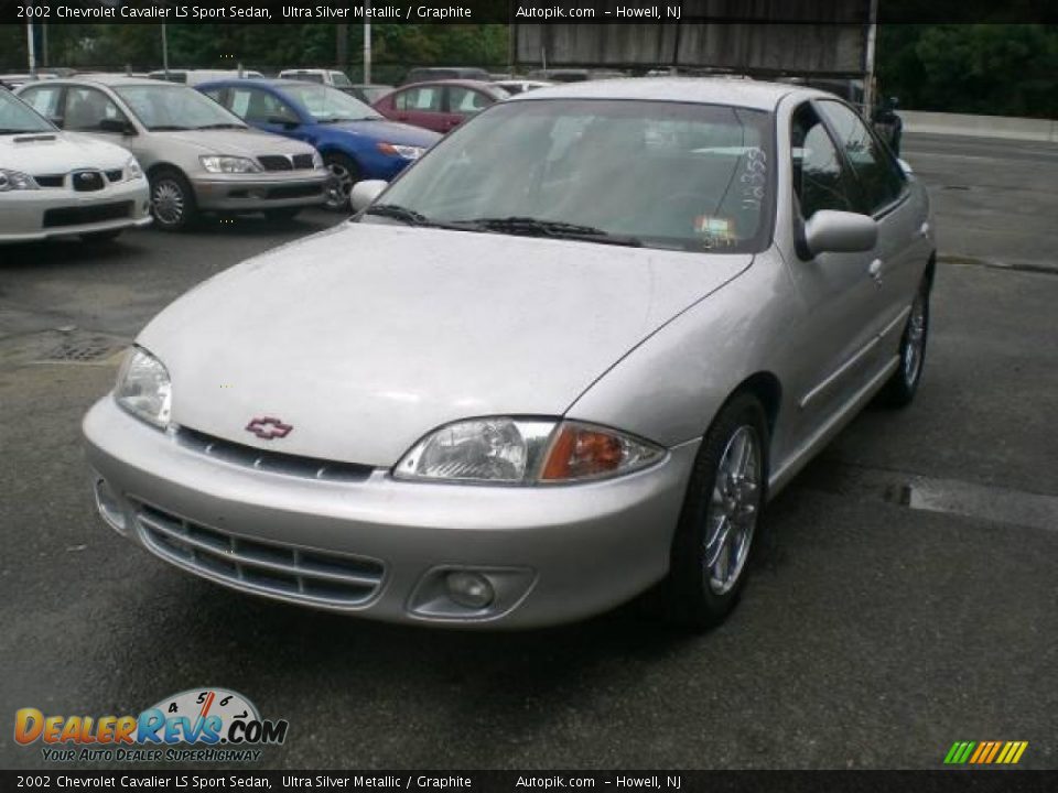 2002 Chevrolet Cavalier LS Sport Sedan Ultra Silver Metallic / Graphite Photo #3