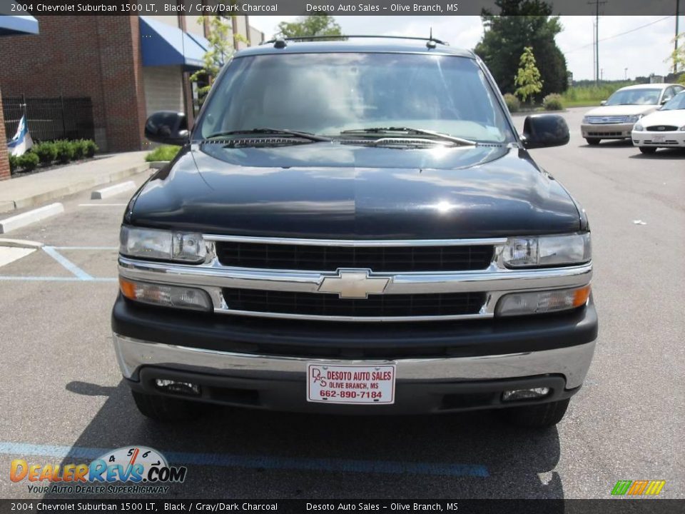 2004 Chevrolet Suburban 1500 LT Black / Gray/Dark Charcoal Photo #3