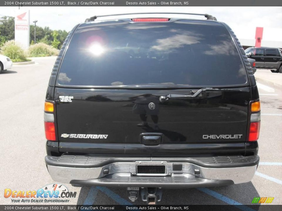 2004 Chevrolet Suburban 1500 LT Black / Gray/Dark Charcoal Photo #7