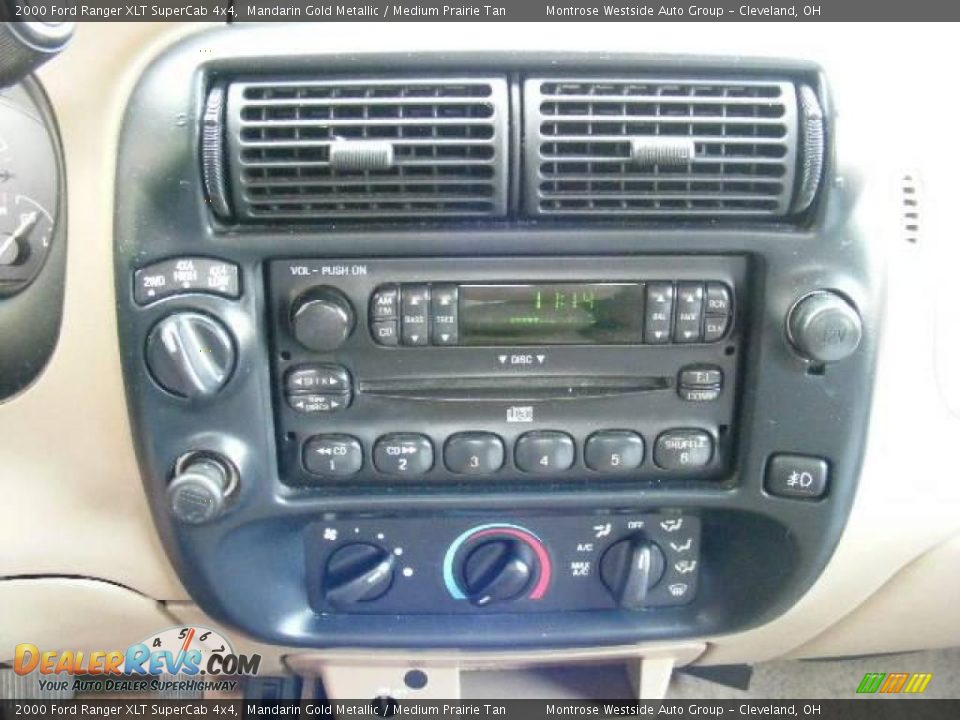 2000 Ford Ranger XLT SuperCab 4x4 Mandarin Gold Metallic / Medium Prairie Tan Photo #20