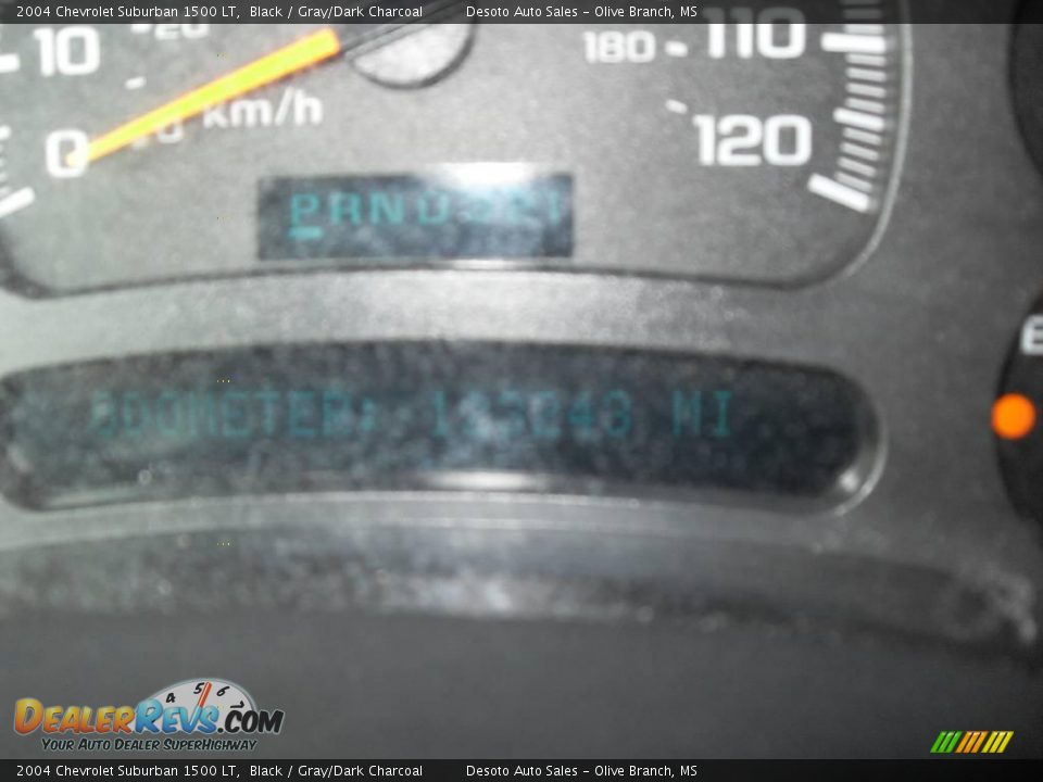 2004 Chevrolet Suburban 1500 LT Black / Gray/Dark Charcoal Photo #9