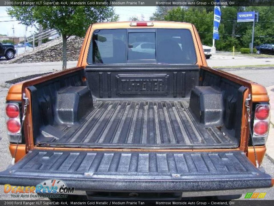 2000 Ford Ranger XLT SuperCab 4x4 Mandarin Gold Metallic / Medium Prairie Tan Photo #26