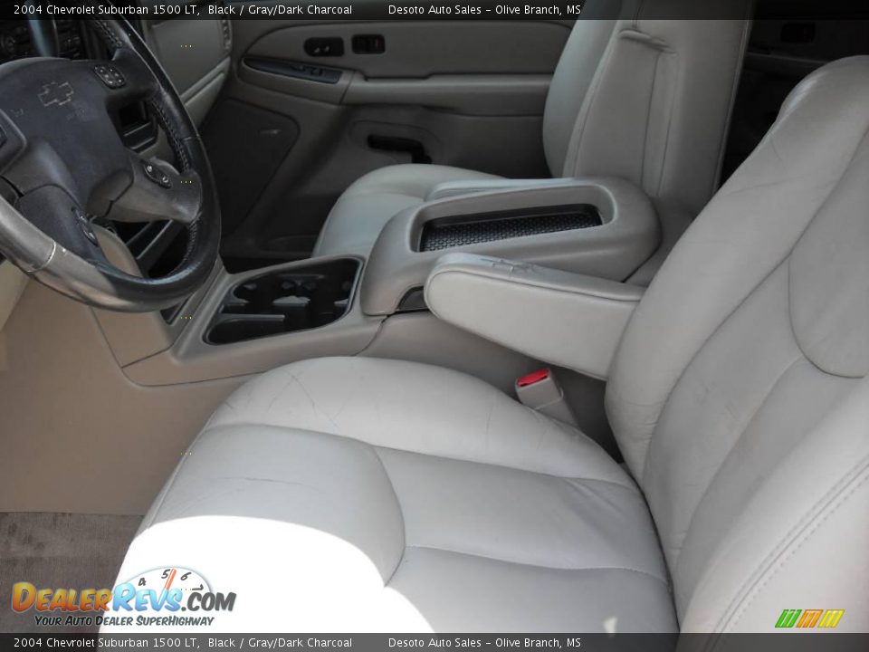 2004 Chevrolet Suburban 1500 LT Black / Gray/Dark Charcoal Photo #15