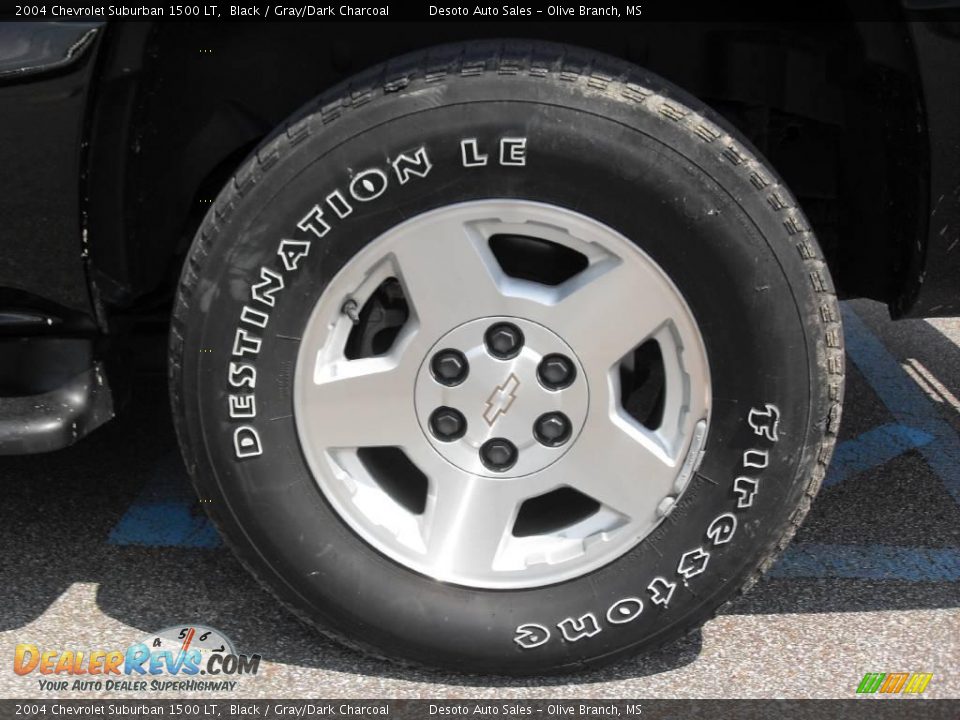 2004 Chevrolet Suburban 1500 LT Black / Gray/Dark Charcoal Photo #19