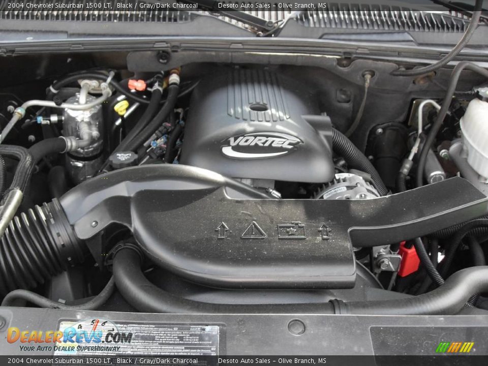 2004 Chevrolet Suburban 1500 LT Black / Gray/Dark Charcoal Photo #21