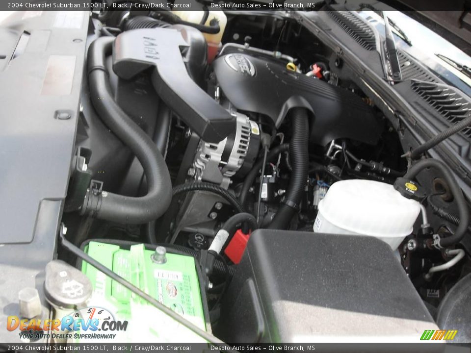 2004 Chevrolet Suburban 1500 LT Black / Gray/Dark Charcoal Photo #22