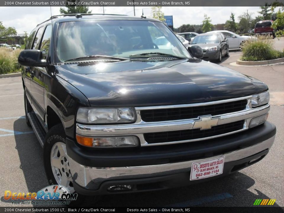 2004 Chevrolet Suburban 1500 LT Black / Gray/Dark Charcoal Photo #26