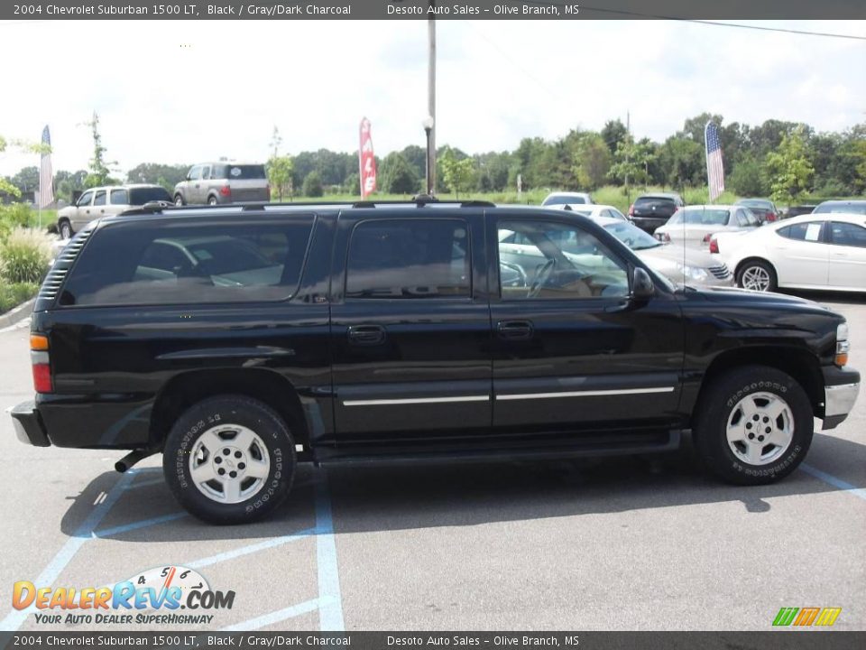 2004 Chevrolet Suburban 1500 LT Black / Gray/Dark Charcoal Photo #27