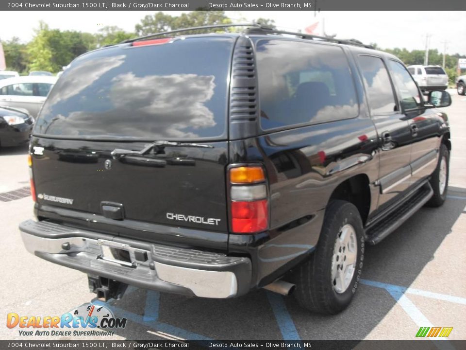 2004 Chevrolet Suburban 1500 LT Black / Gray/Dark Charcoal Photo #28