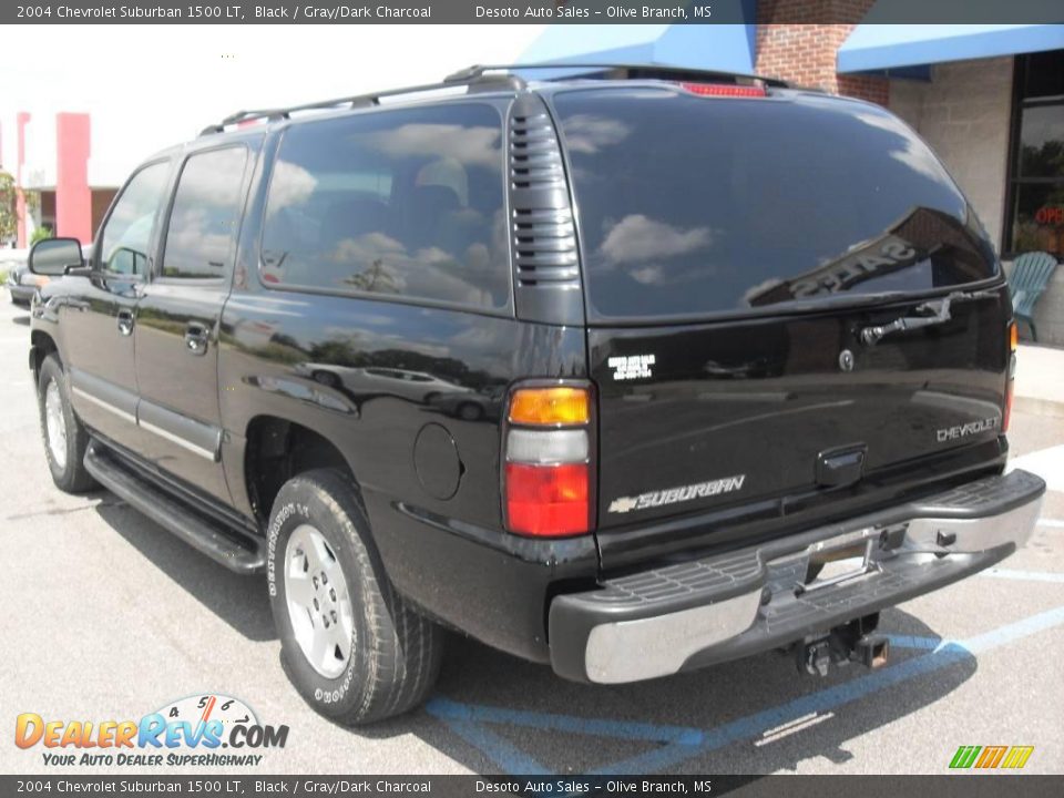 2004 Chevrolet Suburban 1500 LT Black / Gray/Dark Charcoal Photo #30
