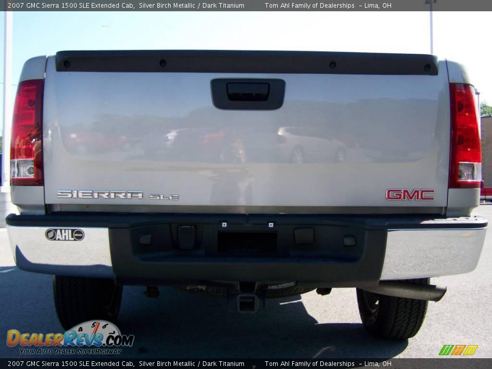 2007 GMC Sierra 1500 SLE Extended Cab Silver Birch Metallic / Dark Titanium Photo #6