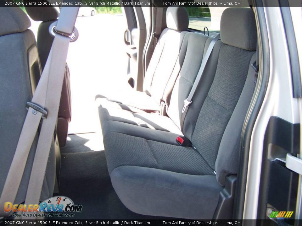 2007 GMC Sierra 1500 SLE Extended Cab Silver Birch Metallic / Dark Titanium Photo #10