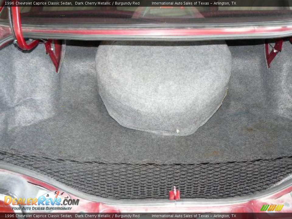 1996 Chevrolet Caprice Classic Sedan Dark Cherry Metallic / Burgundy Red Photo #8