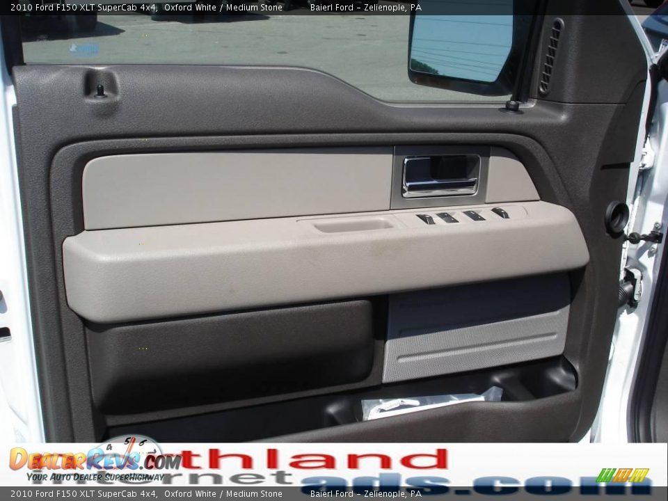 2010 Ford F150 XLT SuperCab 4x4 Oxford White / Medium Stone Photo #9