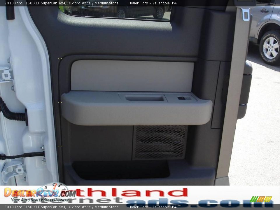 2010 Ford F150 XLT SuperCab 4x4 Oxford White / Medium Stone Photo #12