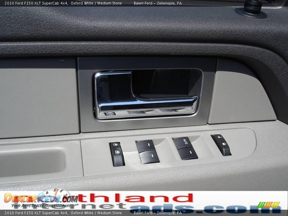 2010 Ford F150 XLT SuperCab 4x4 Oxford White / Medium Stone Photo #16