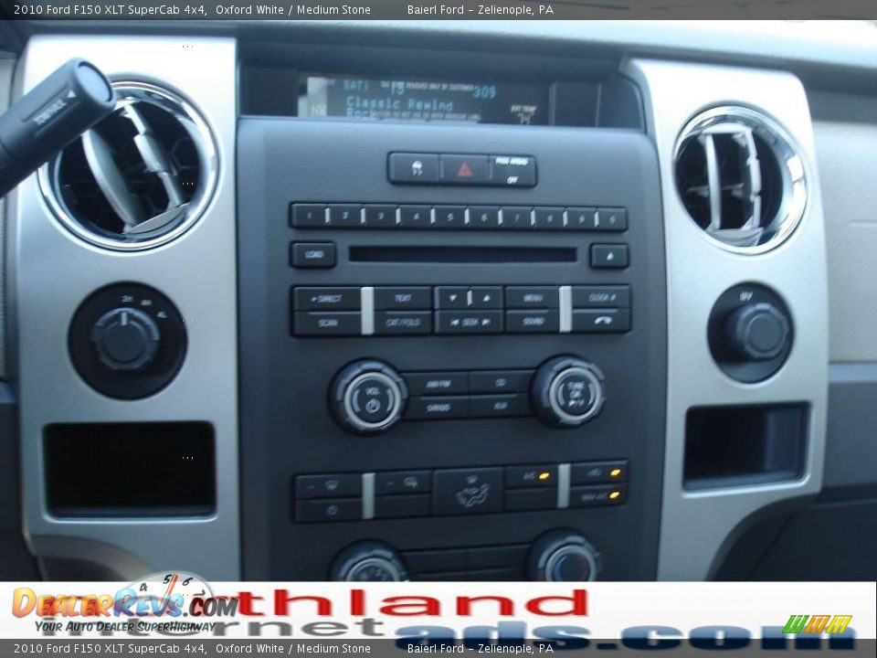 2010 Ford F150 XLT SuperCab 4x4 Oxford White / Medium Stone Photo #17