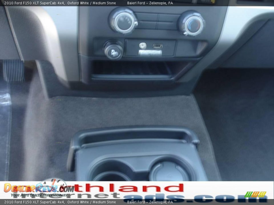 2010 Ford F150 XLT SuperCab 4x4 Oxford White / Medium Stone Photo #18