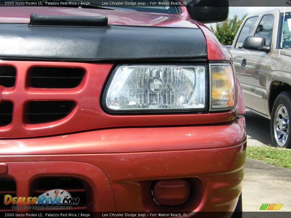 2000 Isuzu Rodeo LS Palazzo Red Mica / Beige Photo #7