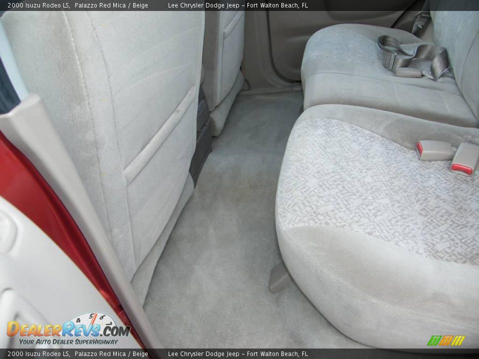 2000 Isuzu Rodeo LS Palazzo Red Mica / Beige Photo #20