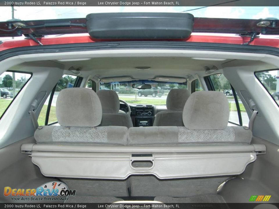 2000 Isuzu Rodeo LS Palazzo Red Mica / Beige Photo #22
