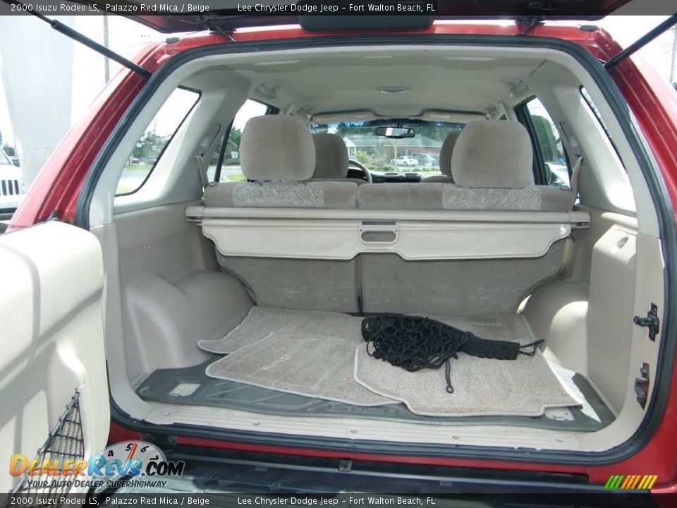2000 Isuzu Rodeo LS Palazzo Red Mica / Beige Photo #23