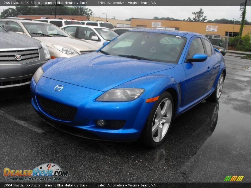 2004 Mazda RX-8 Sport Winning Blue Metallic / Black Photo #2