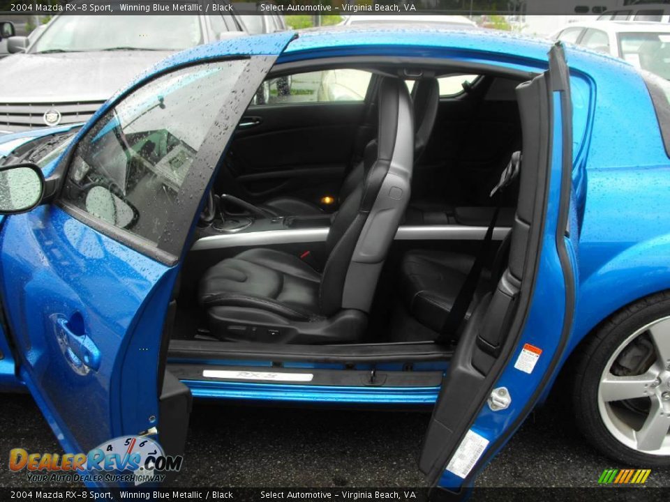 2004 Mazda RX-8 Sport Winning Blue Metallic / Black Photo #6