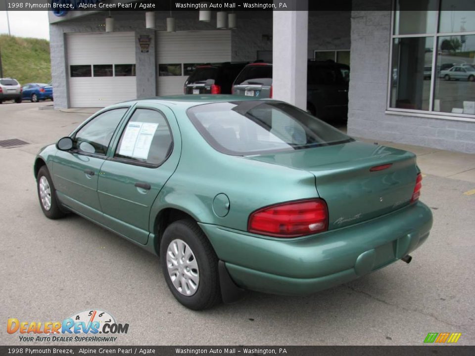 1998 Plymouth Breeze Alpine Green Pearl / Agate Photo #4