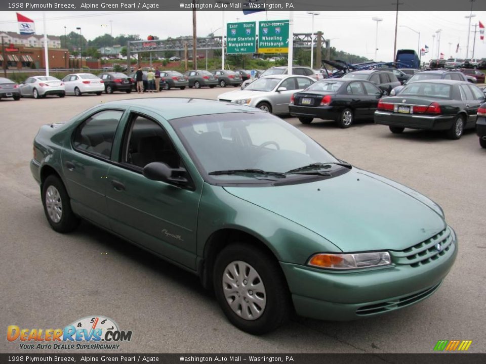 1998 Plymouth Breeze Alpine Green Pearl / Agate Photo #8