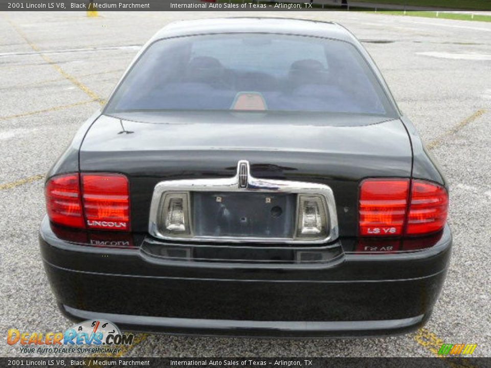 2001 Lincoln LS V8 Black / Medium Parchment Photo #5