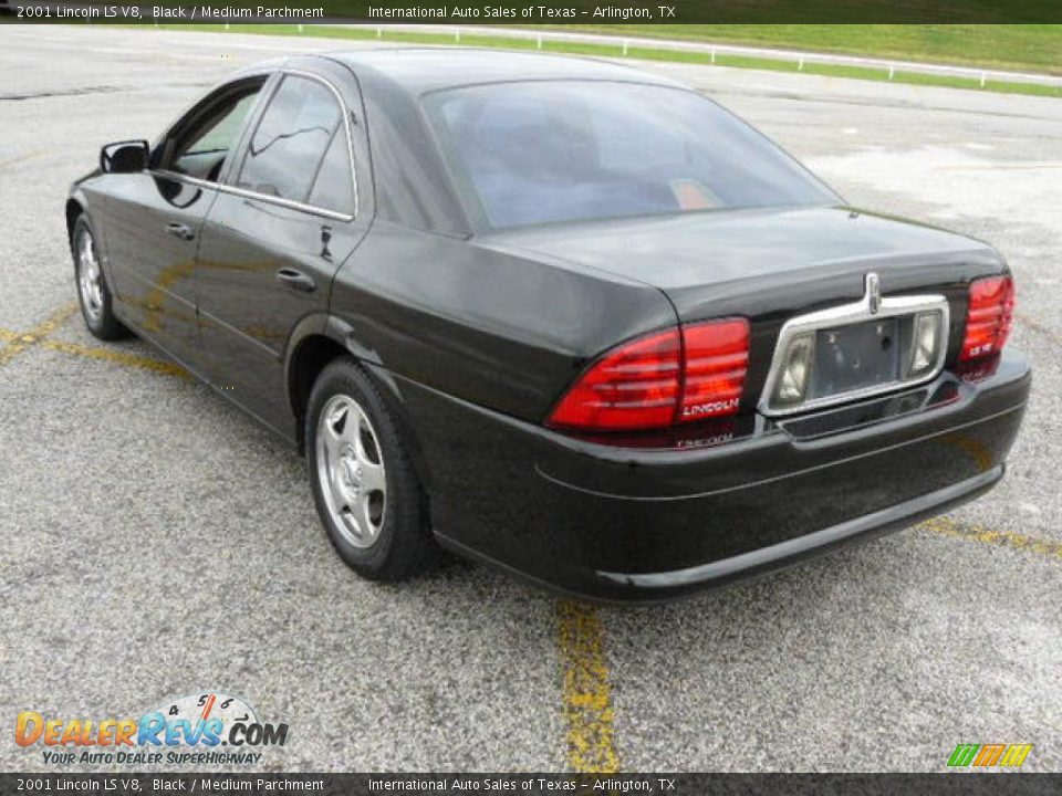 2001 Lincoln LS V8 Black / Medium Parchment Photo #6