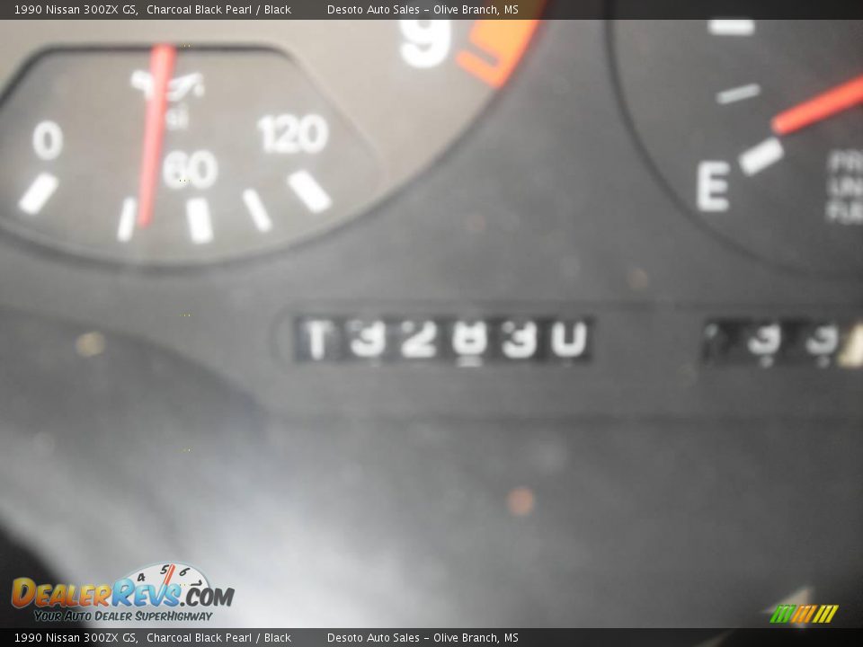 1990 Nissan 300ZX GS Charcoal Black Pearl / Black Photo #9